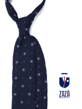 NADIA 3-fold burgundy silk/wool tie